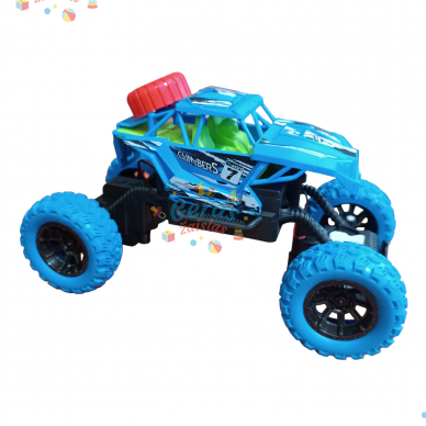 Radijo bangomis valdomas Monster Truck automobilis, mėlynas 24