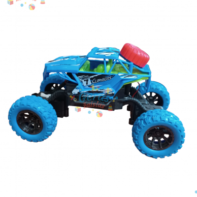 Radijo bangomis valdomas Monster Truck automobilis, mėlynas 25