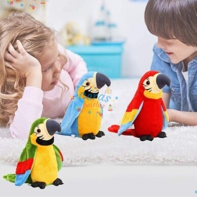 Interaktyvi kalbanti papūga 10 Interaktyvi kalbanti papūga 10