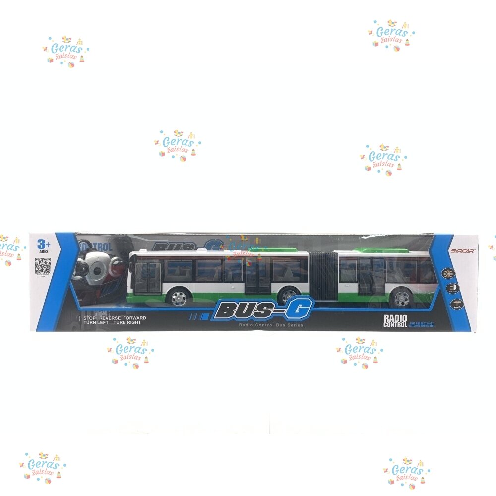Radijo bangomis valdomas autobusas, žalias 7 Radijo bangomis valdomas autobusas, žalias 7