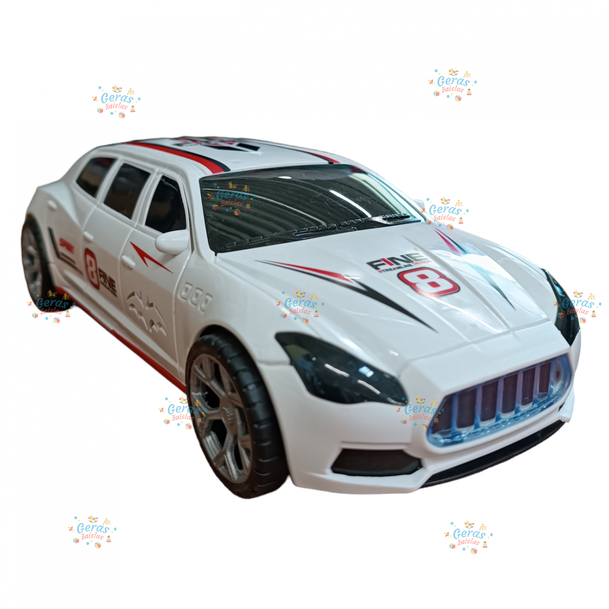 Automobilis su garsais ir šviesomis 9