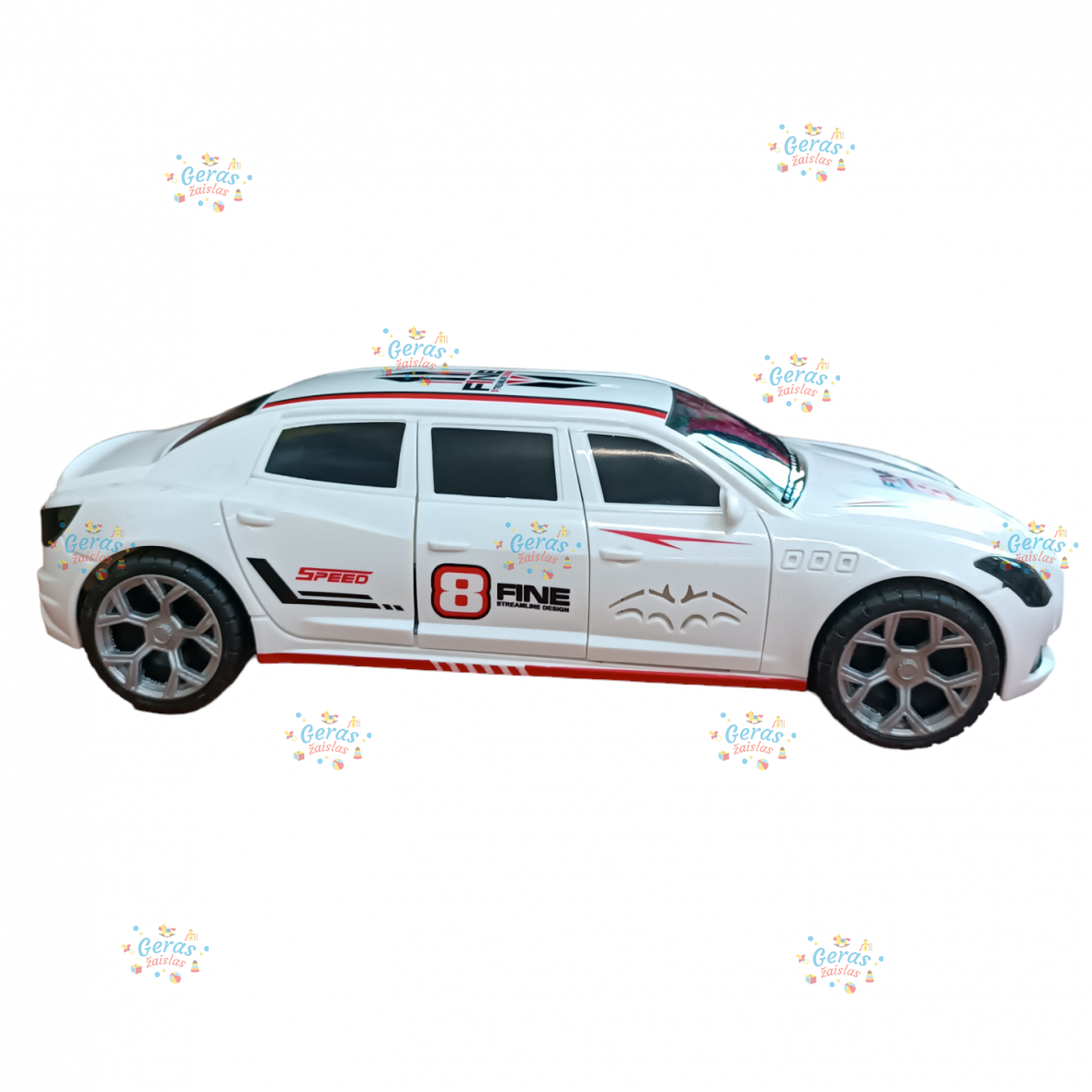 Automobilis su garsais ir šviesomis 2