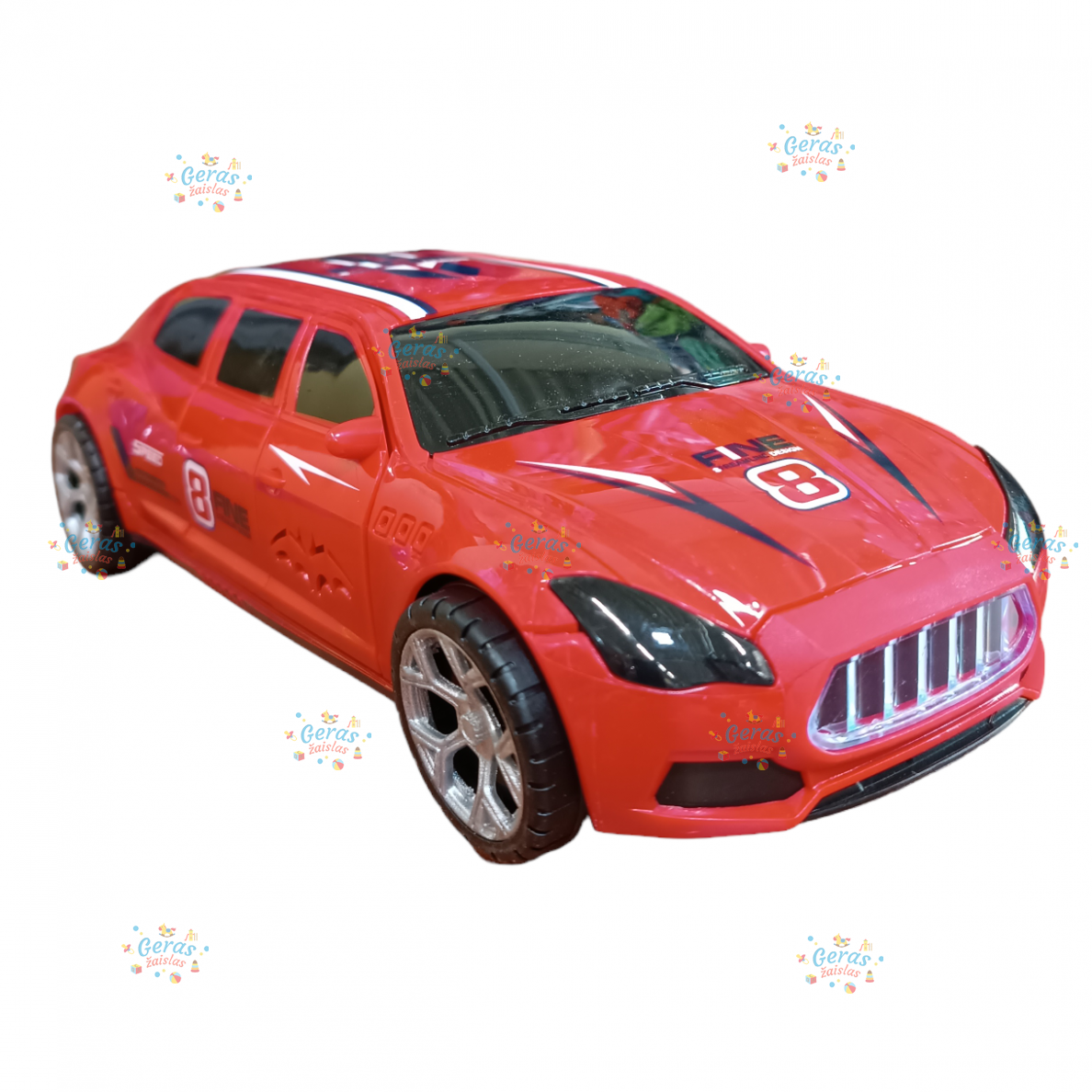 Automobilis su garsais ir šviesomis 5