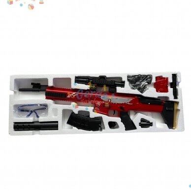 Automatinis gelio kulkų Šautuvas - Snaiperis SCAR (91 cm ) + 8000 šovinių dovanų 5