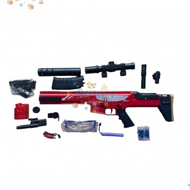Automatinis gelio kulkų Šautuvas - Snaiperis SCAR (91 cm ) + 8000 šovinių dovanų 2