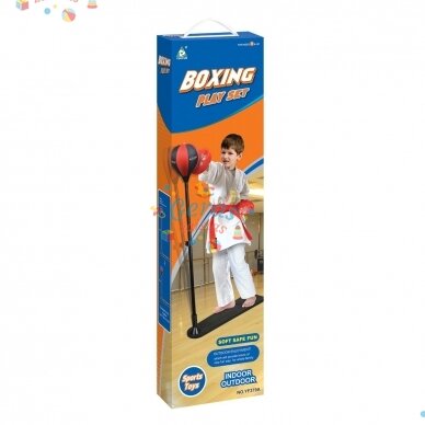 Bokso rinkinys su reguliuojamu aukščių 80-118 cm 1 Bokso rinkinys su reguliuojamu aukščių 80-118 cm 1