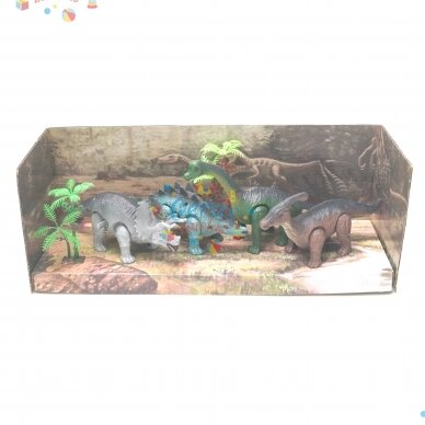 Dinozaurų rinkinys su priedais Chuyutoys Dinozaurų rinkinys su priedais Chuyutoys