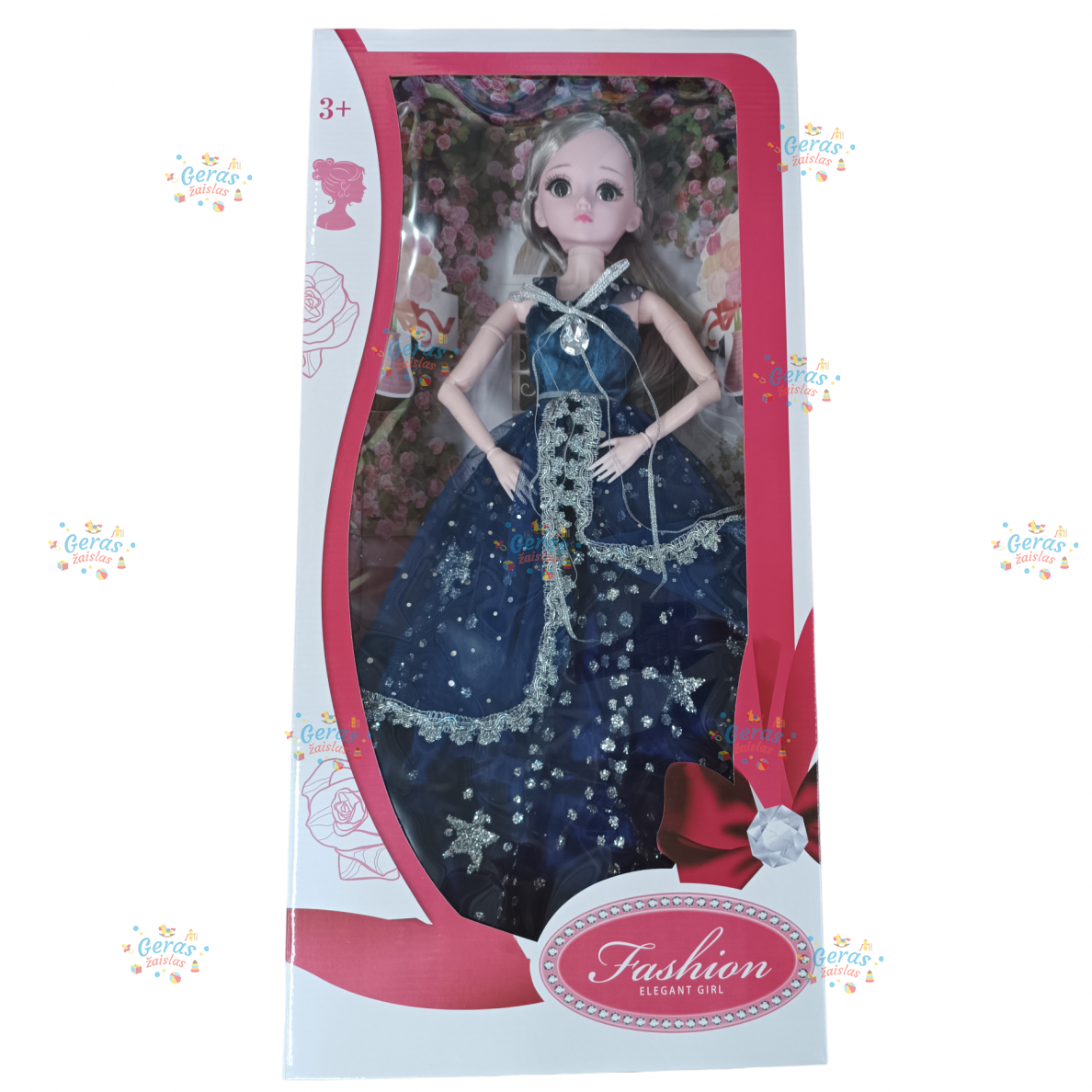 Elegantiška lėlė 54 cm 2 Elegantiška lėlė 54 cm 2
