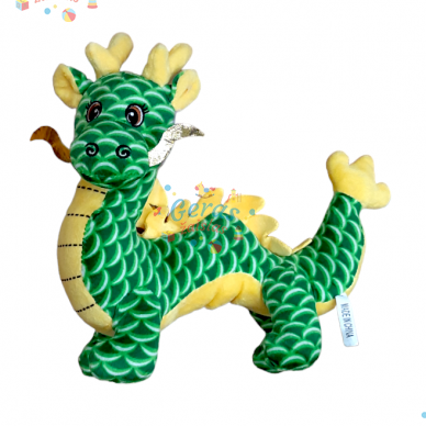 Pliušinis žaislas - Drakoniukas, žalias 9