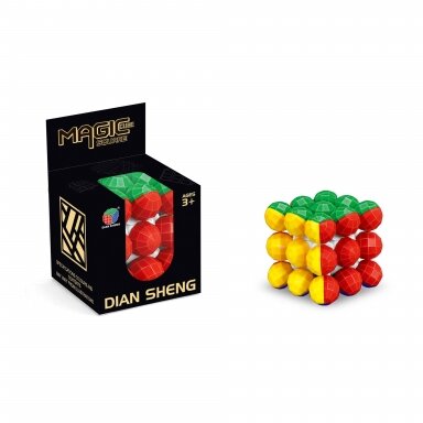 Galvosūkis rubiko kubas 3x3, be lipdukų Galvosūkis rubiko kubas 3x3, be lipdukų