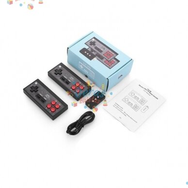 HDMI Jungties TV konsolė su 638 Skirtingais Retro Žaidimais ir belaidžiais valdymo pultais HDMI Jungties TV konsolė su 638 Skirtingais Retro Žaidimais ir belaidžiais valdymo pultais