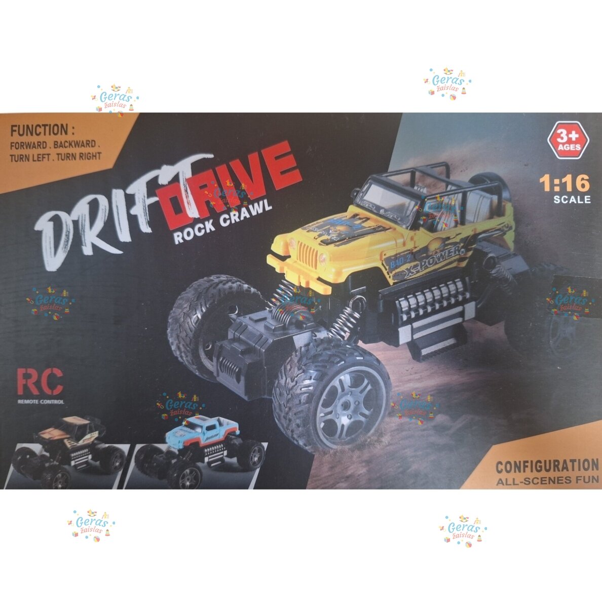 Jeep automobilis radijo bangomis valdomas žaislas 1 Jeep automobilis radijo bangomis valdomas žaislas 1
