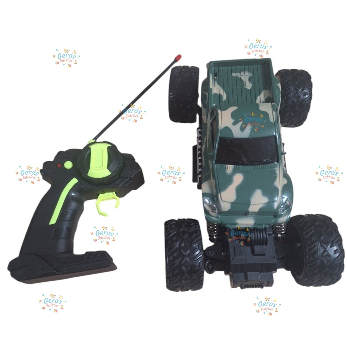 Jeep automobilis radijo bangomis valdomas žaislas