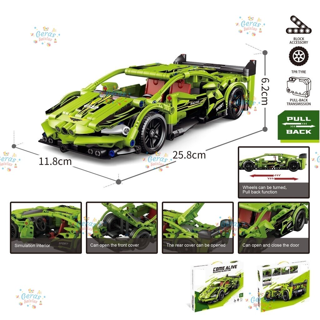 Konstruktorius - Sportinis automobilis, 439 det. Konstruktorius - Sportinis automobilis, 439 det.