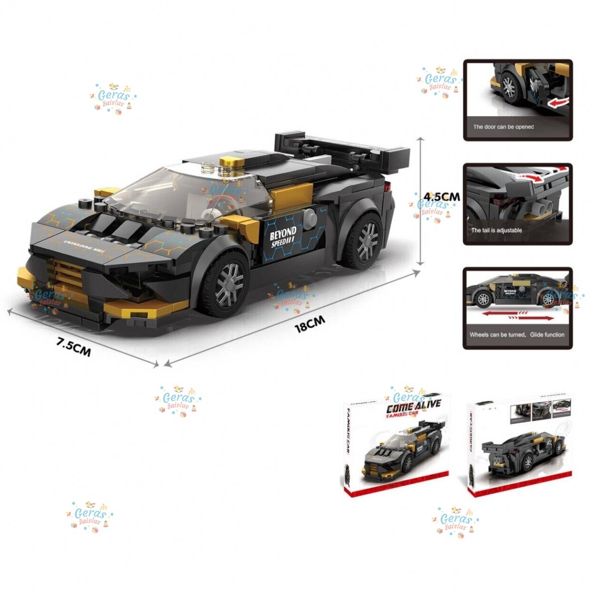 Konstruktorius - Sportinis automobilis, 330 det. 1 Konstruktorius - Sportinis automobilis, 330 det. 1