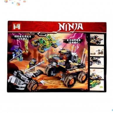 Konstruktorius NINJA mašina, 615 det. 2 Konstruktorius NINJA mašina, 615 det. 2