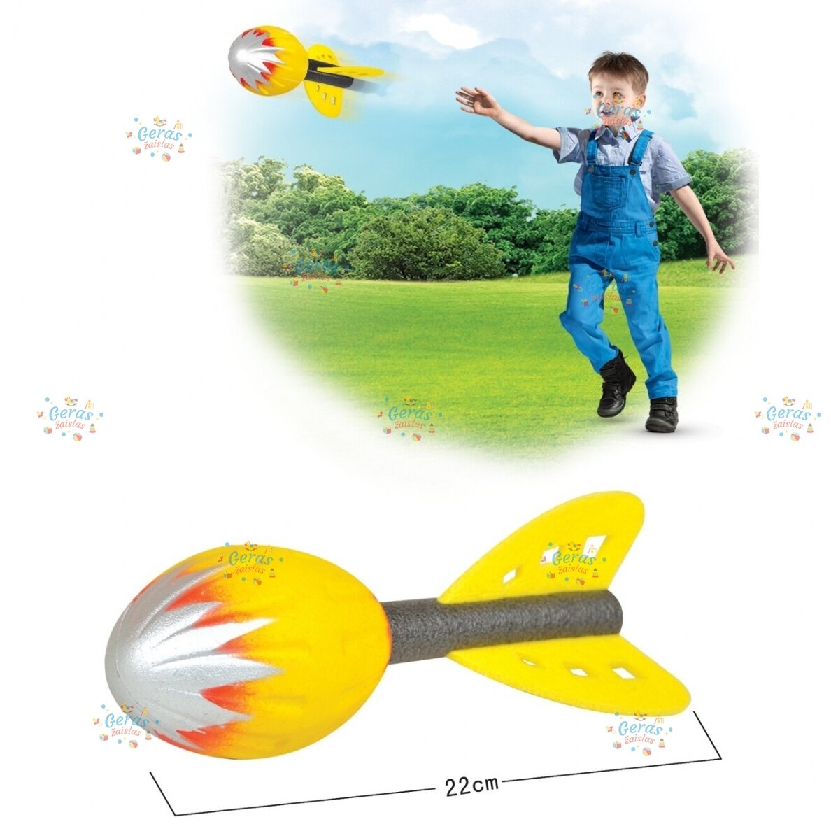 Lauko žaidimas Raketa
