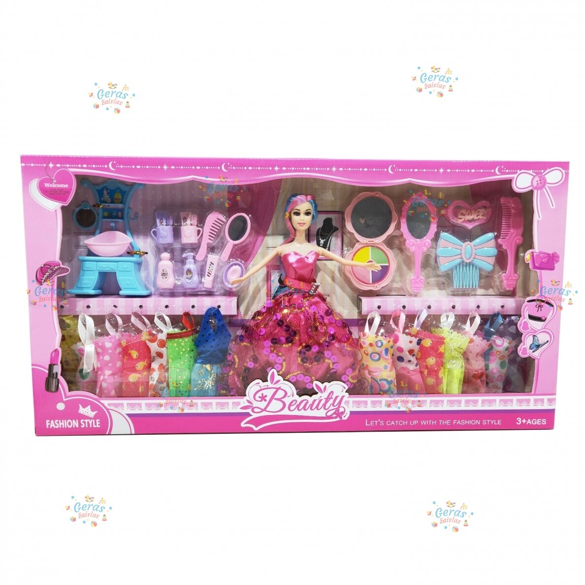 Lėlė su priedais Beauty Lėlė su priedais Beauty