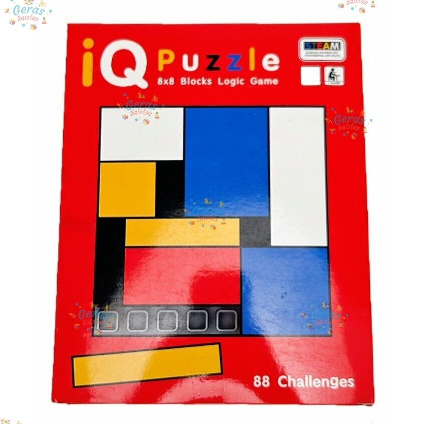 Loginis stalo žaidimas IQ Puzzle, 8x8 blokelių