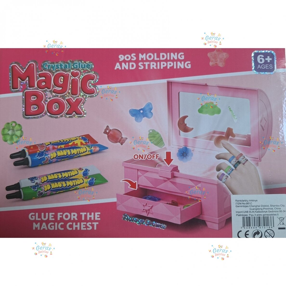 Magic box krištolo klijai - Papildymas 1 Magic box krištolo klijai - Papildymas 1