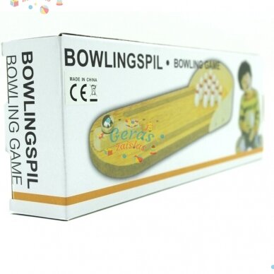 Medinis Žaislas "Boulingas" 4