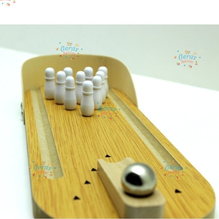 Medinis Žaislas "Boulingas"