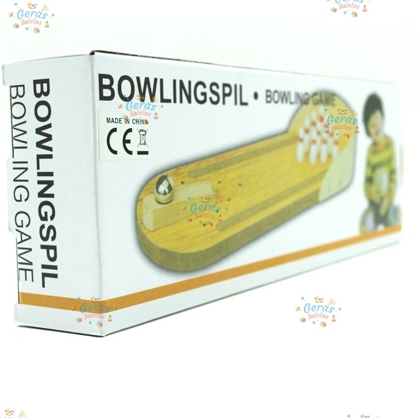 Medinis Žaislas "Boulingas" 4