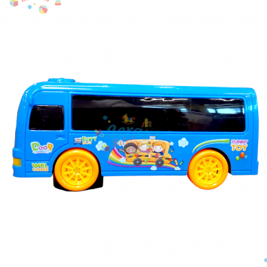 Muzikinis autobusas su 3D šviesomis, mėlynas 3 Muzikinis autobusas su 3D šviesomis, mėlynas 3