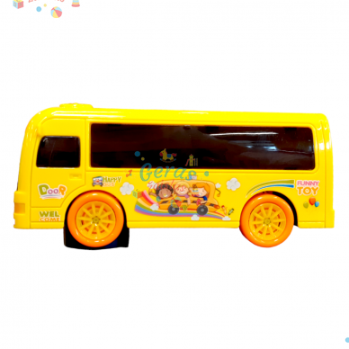 Muzikinis autobusas su 3D šviesomis, mėlynas 8