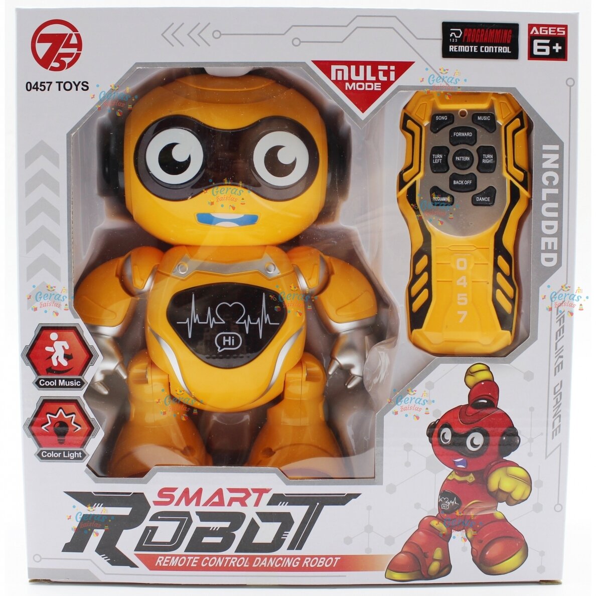 Nuotoliniu būdu valdomas šokantis robotas Nuotoliniu būdu valdomas šokantis robotas