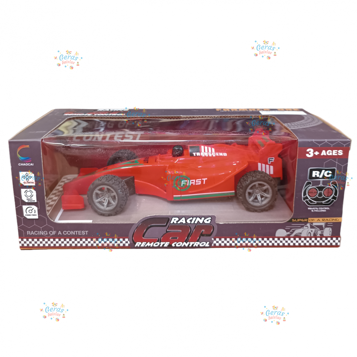 Radijo bangomis valdomas automobilis Formulė, oranžinis 3 Radijo bangomis valdomas automobilis Formulė, oranžinis 3