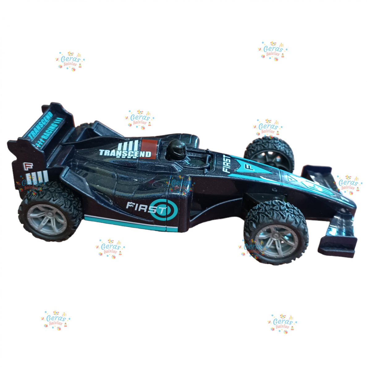 Radijo bangomis valdomas automobilis Formulė, oranžinis 6