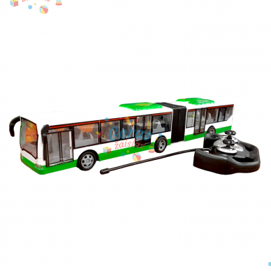 Radijo bangomis valdomas autobusas, žalias Radijo bangomis valdomas autobusas, žalias
