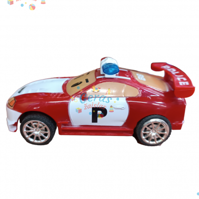 Radijo bangomis valdomas automobilis policijos automobilis, raudonas 2 Radijo bangomis valdomas automobilis policijos automobilis, raudonas 2
