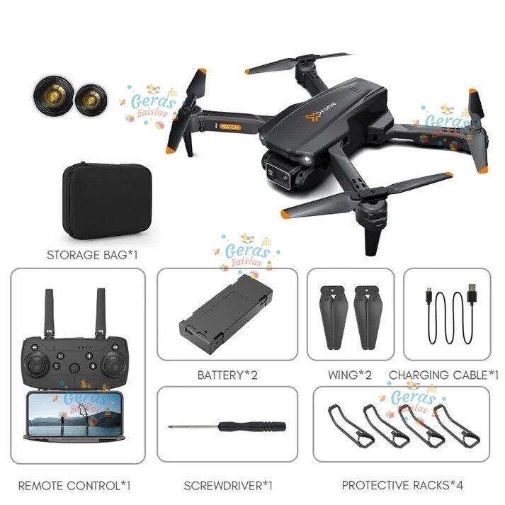 RC Drone HD plataus kampo kamera