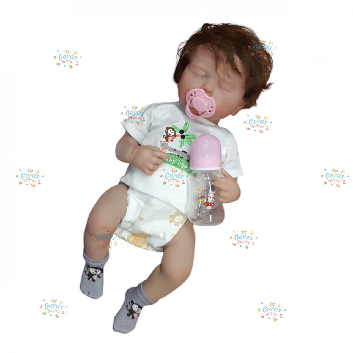 Realistiškos išvaizdos lėlė kūdikis Hoomai Doll 3 Realistiškos išvaizdos lėlė kūdikis Hoomai Doll 3