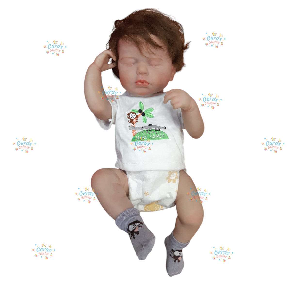 Realistiškos išvaizdos lėlė kūdikis Hoomai Doll