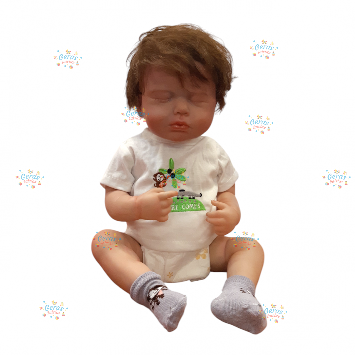 Realistiškos išvaizdos lėlė kūdikis Hoomai Doll 1