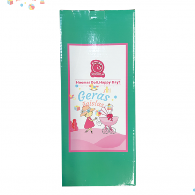 Realistiškos išvaizdos lėlė kūdikis Hoomai Doll, mėlynas 6