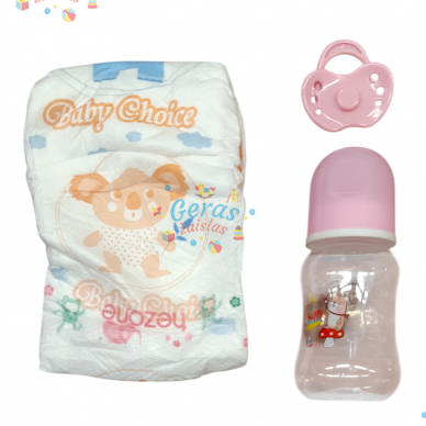 Realistiškos išvaizdos lėlė kūdikis Hoomai Doll, mėlynas 5