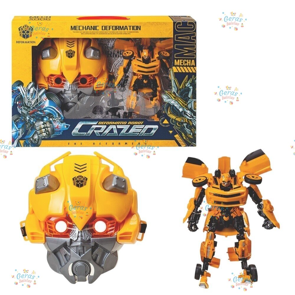 Robotas transformeris su kauke komplekte 1