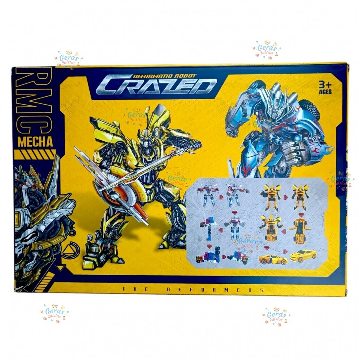 Robotas transformeris su kauke komplekte 5