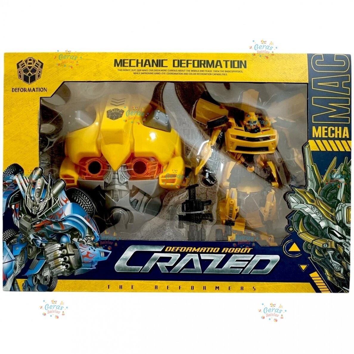 Robotas transformeris su kauke komplekte 3