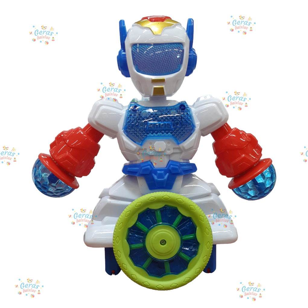 Šokantis Robotas su 3D šviesom