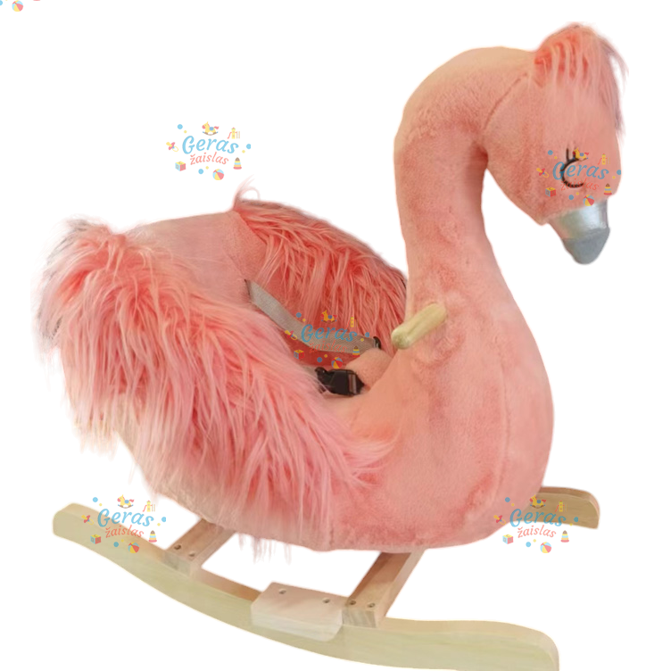 Supamas arkliukas su garsais - Flamingas Supamas arkliukas su garsais - Flamingas