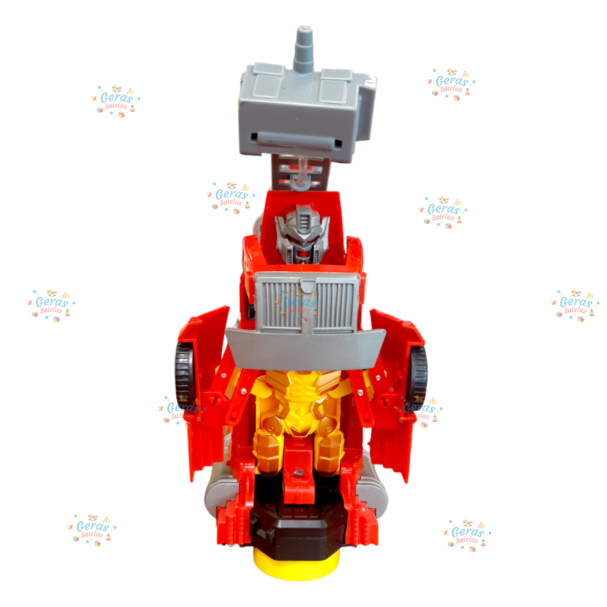 Transformeris gaisrinė mašina - karys Feng Fa Toys 2
