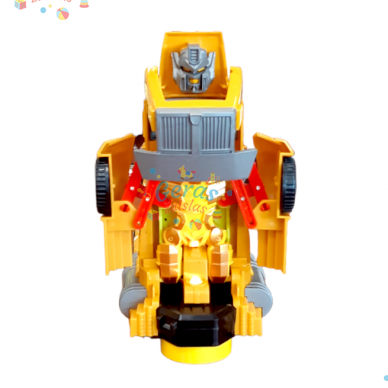Transformeris - automobilis Feng Fa Toys, geltonas 5