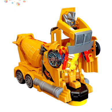 Transformeris - automobilis Feng Fa Toys, geltonas
