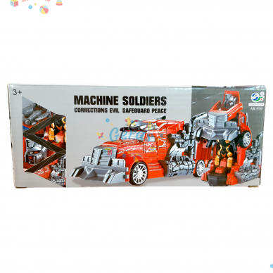 Transformeris gaisrinė mašina - karys Feng Fa Toys 5