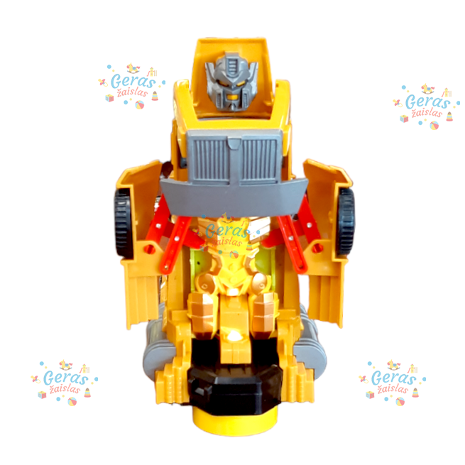 Transformeris - automobilis Feng Fa Toys, geltonas 5